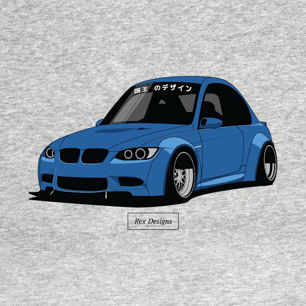 BMW E92 (Blue) by RexDesignsAus